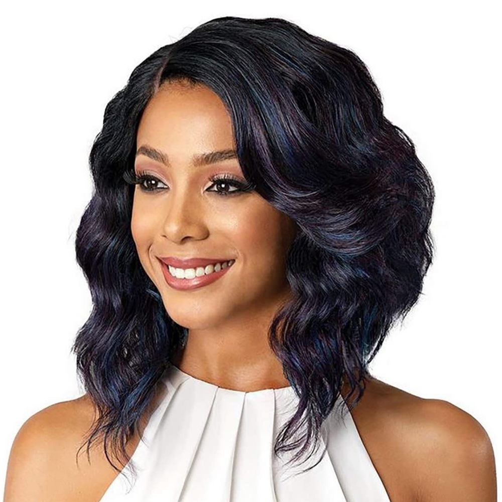 Bobbi Boss Premium Synthetic Lace Front Wig - MLF181 DENNA 1 JET BLACK